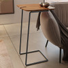 Mesa De Apoio Lateral Cinamomo Inclinato - Base Preto 1