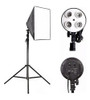 Kit 2 Soft Box Soquete E27 Quadruplo 50 X 70 + 2 Tripés 2m 1