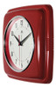 Infinity Instruments - Reloj De Pared Cuadrado Silencioso Re 2