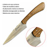 Faca Churrasco 6p Artesanal Carbono Personalizada C/ Nome 5