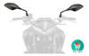 Retrovisor Modelo Original Yamaha Mt Para Dafra Zig 2
