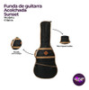 Funda Acolchada De Guitarra Acustica Clásica Estilo Mochila 2