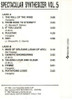 Cassette Spectacular Synthesizer Vol. 5 Perform. Studio Team 1