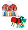 Set Ping Pong 4 Paletas Pelotas Red Soporte Mundo Pre Fd4440 4