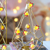 Luz De Corda Decorativa De Natal, 10 Pés E 30 Leds, Branca Q 0
