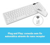 Cobertura Em Silicone: Kit Teclado E Mouse Sem Fio Wireless 4