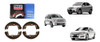 Zapatas Cintas Patines Freno Chevrolet Meriva Astra Vectra 0