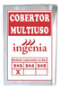 Cobertor Plástico Multiuso Ingenia 3x3mts Pvc Mm 0