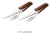 Kit X2 Juegos Para Asado Modelo Churrasco, 2 Piezas 0 Kit X2 Juegos Para Asado Modelo Churrasco, 2 Piezas 0