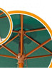 Sombrilla Base Madera Nueva Verde 1