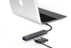Cabo Adaptador Hub Thunderbolt Usb C 6 Em 1 Hdmi + Rede +usb 2