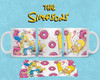 Kit Diseños Plantillas Tazas Los Simpsons Sublimación M6 3