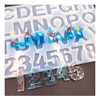 Moldes De Resina De Silicone Diy Para Fazer Chaveiro 307pcs 4