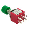 5 Peças - Chave Push Button 6 Terminais Ds-622 Sem Trava Vd 0