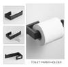 Set De 4 Accesorios Para Baño Negro Mate Bwe -861ydcff 2