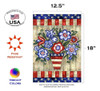 Toland Home Garden 118228 Flores Patrióticas Bandera Patriót 1