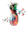 Juego De Funda De Edredón De Piña Por Ambesonne, Piña Geomét 1
