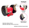 Amoladora Banco Pektra 375w 1/2 Con 2 Piedras 200mm 1