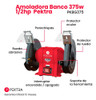 Amoladora Banco Pektra 375w 1/2 Con 2 Piedras 200mm 2