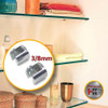 Soporte Para Estante Vidrio De 4 A 10 Mm Cromado X Par 2