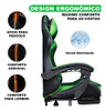 Cadeira Gamer Python Fly X12 Escritorio Ergonômica Verde 3