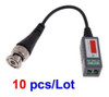 Lote 10 Cámara Cctv Video Balun Pasivo Bnc Conector Utp Coax 1