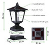 Poste De Luces Solares Al Aire Libre, Luces Solares Para Pos 2