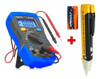Kit Multímetro Digital Profissional + Caneta Teste Tensão 0