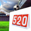Placar Table Score Flip Score Board Score Keeper Vermelho 3