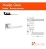 Manija Picaporte Simple Gioia Terra D Bronce Acerada 2