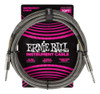 Cable Trenzado Para Instrumento Plug Recto Ernie Ball 3,05m 0