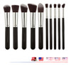 Cara 10 Pcs Maquillaje Brochas Colorete En Fundación Set 1 L 0
