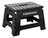 Banqueta Banquinho Dobrável Antiderrapante Preta 32x25x22cm 0