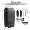Funda De Cinturon Para Multiples Herramientas - Cuero Negro 3