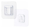 5 Super Gancho Adesivo Dupla Face Transparente Encaixe 0