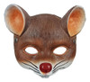 3d Mouse Meia Máscara Facial, Traje Cosplay Máscara Marrom 0