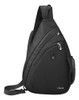 Mochila Senderismo Bandolera Una Tira Negra Ligera 0