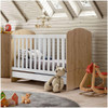 Berço Henn Mini Cama Bala De Menta I02 Rustico Com Branco 4