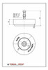 Amortecedor Impacto Vibra Stop Tradicional Super 5/8 1