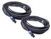Pack 2 Cable Bafle Speakon Speakon 30 Mts. 2 X 1 Profesional 0
