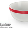 Porcelana Blanca Cocina Serving Bowl Set Microondas Caja 2