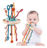 Brinquedo Baby Bite Com Cordão Macio De Silicone Abs 0