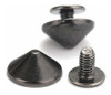 Juego De 100 Tachas, Puntas Conicas De Metal Con Tornillos 3