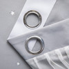 Loyala Cortinas De Estrellas De Doble Capa, Cortinas Opacas 6