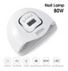 Lampara Uv Led 80w Secador Uñas Profesional En Gel Premium 2