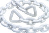 Corrente Galvanizada Revestida Em Pvc Branco Seachoice 1,2m 3