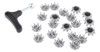 20 Peças Sapato Golfe Spikes, Chuteiras Reposição, 4