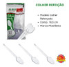 Kit 100 Colher De Plástico Descartável P/ Refeição Reforçada 1