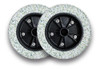 Conjunto 2 Rodas Pneu Maciço 3,25x8 Carrinho De Mão Carriola 0