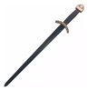 Espada Lagertha Lâmina Preta Vikings C/ Suporte De Parede 1